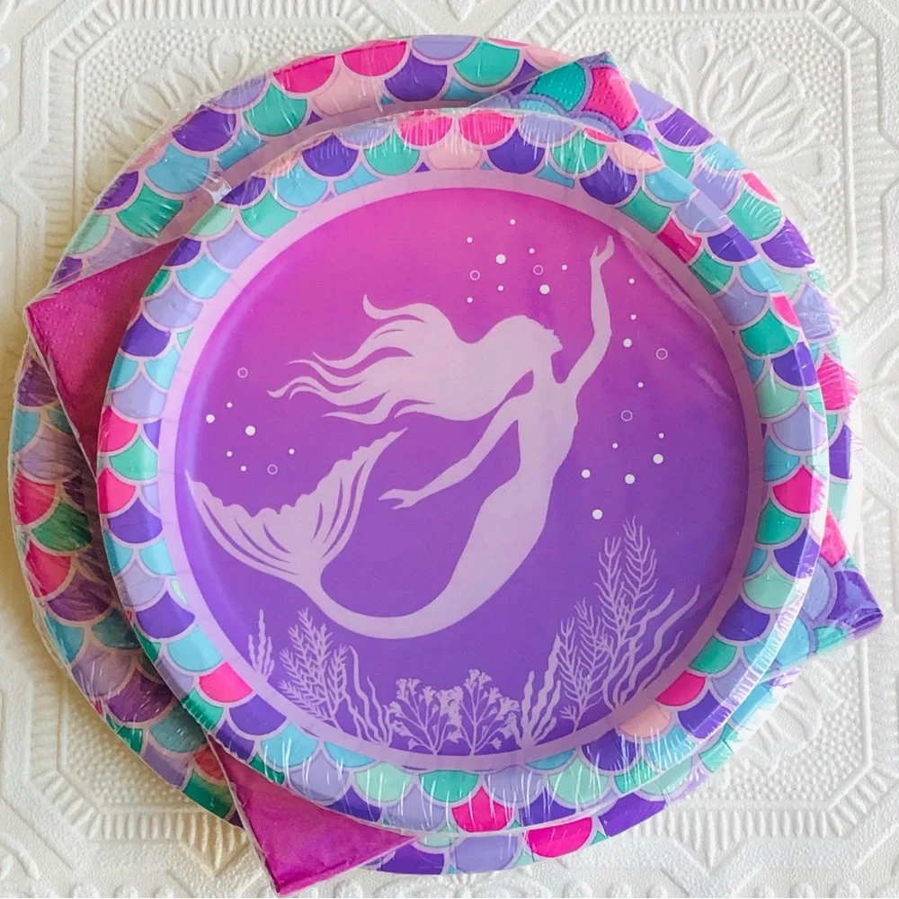 Mermaid Party Supplies 3 pk